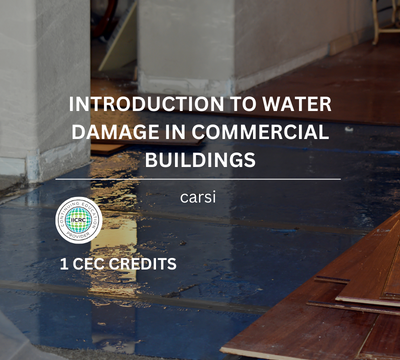 Water Damage in Commercial Buildings Course